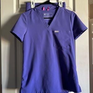 Purple FIGS Scrub Set